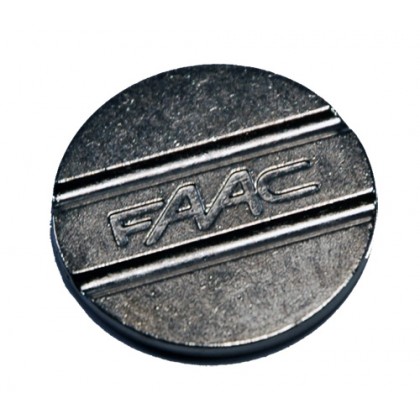 Faac 27mm diameter double groove tokens