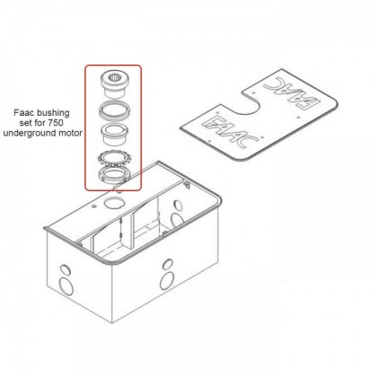 Faac Drive collar for 750 CP